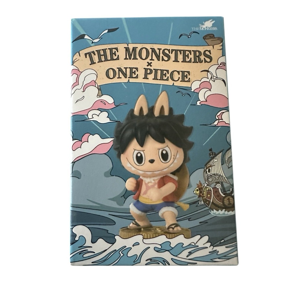 Pop Mart The Monsters X One Piece Blind Mystery Box Labubu New Sealed Labubu Toy